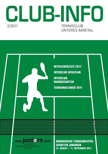 mitgliederliste 2011 interclub spielplan interclub - Tennis-Club ...