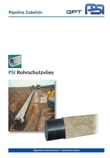 Rohrschutzmatten / Rohrschutzvlies - PSI Products GmbH