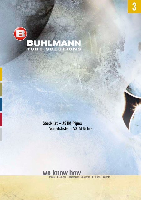 ASTM Pipes - Buhlmann