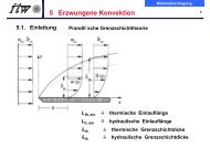 Kap. 5: Erzwungene Konvektion