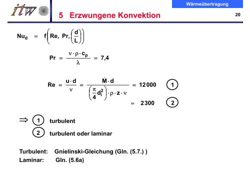 Kap. 5: Erzwungene Konvektion