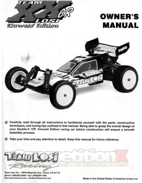 CORPO E ALA LOSI XX CR KINWALD X-CELLERATOR VINTAGE - Foto 10