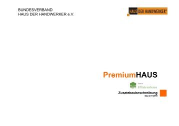 PremiumHAUS - Bundesverband Haus der Handwerker eV