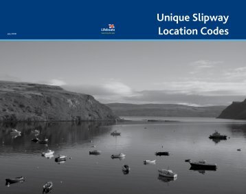 UK unique slipway location codes (USLCs) - RNLI