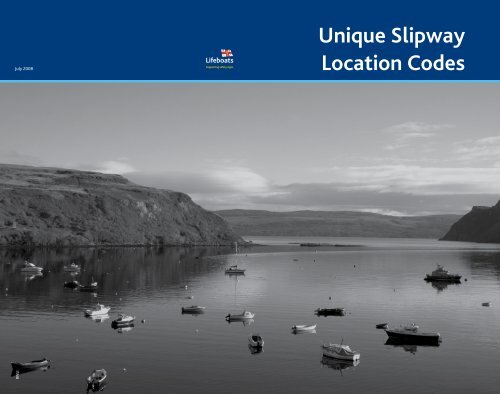 UK unique slipway location codes (USLCs) - RNLI
