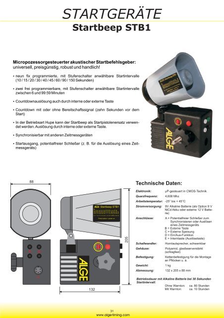 Radsport - Alge-Timing