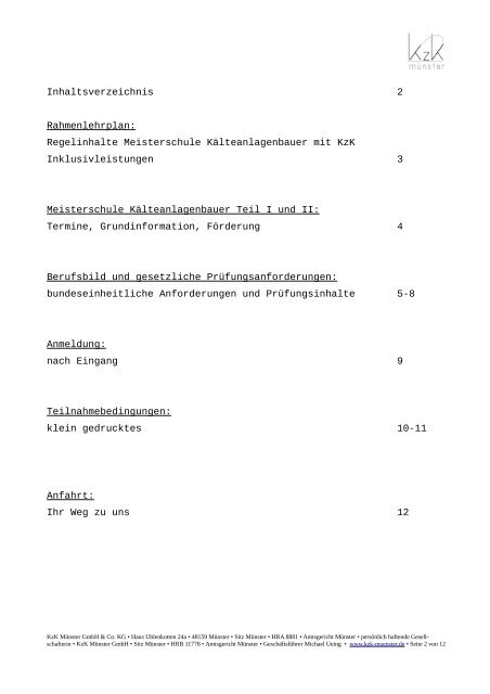 weitere Kursinformationen per PDF ... - Meisterschulen