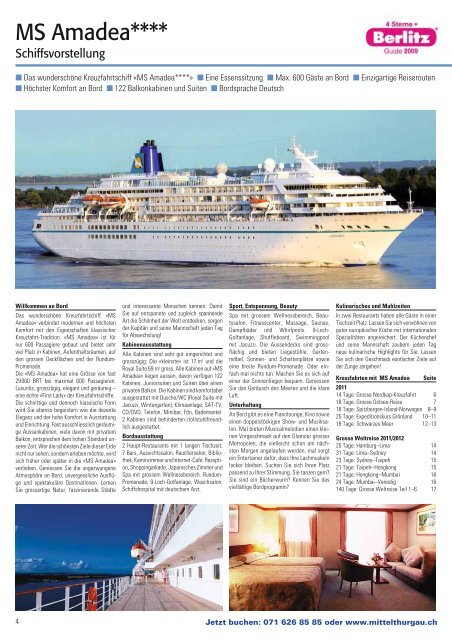 MS AMADEA MS ARTANIA - Baumann Cruises