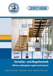 Verteiler- und Regeltechnik - Zewotherm