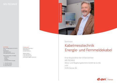 Kabelmesstechnik Energie- und Fernmeldekabel - E.ON Hanse