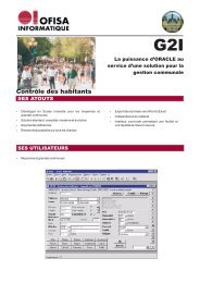 G2I Contrôle des habitants - Logiciels de gestion communales