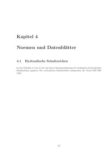 Kapitel 4 Normen und Datenblätter - ACIN