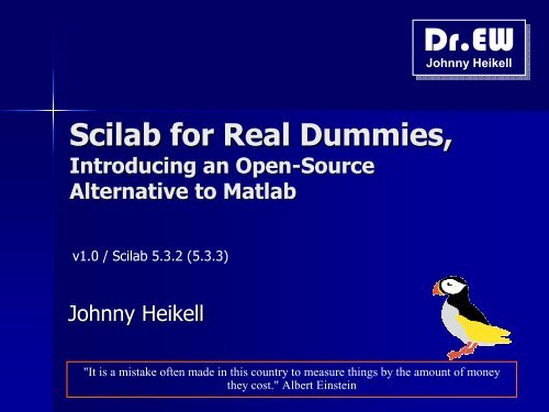 Scilab for Real Dummies