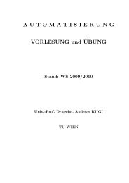 Automatisierung WS0910 (PDF) - ACIN - Technische Universität Wien