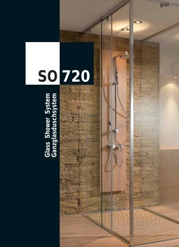 Glass Shower System SO 720 - Prätzlich Team Profi Glas GmbH