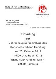 Material zur Mitgliederversammlung 2012 - Radsport-Verband ...