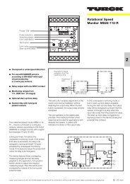 Rotational Speed Monitor MS24-112-R - TURCK USA