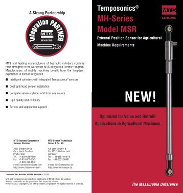 download Model MSR PDF - MTS Sensors