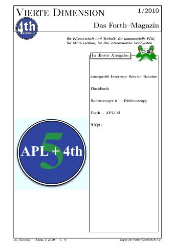 5APL + 4th - Forth-Gesellschaft eV