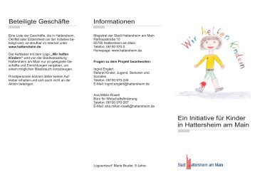 Info-Flyer - Stadt Hattersheim