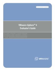 VMware vSphere 4 Evaluator's Guide - Hatahet