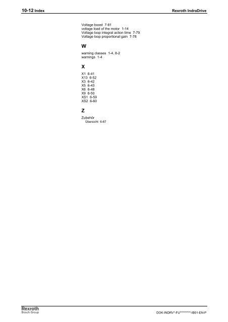 Rexroth IndraDrive C Drive Controllers HCS02.1 ... - Bosch Rexroth