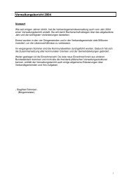 Verwaltungsbericht 2004 - Verbandsgemeindeverwaltung Asbach