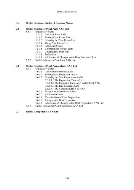 Herbal substances - Therapeutic Goods Administration