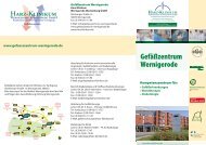 Gefäßzentrum Wernigerode - Harz-Klinikum Wernigerode GmbH