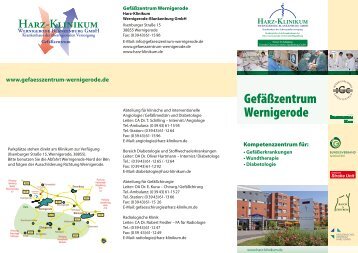 Gefäßzentrum Wernigerode - Harz-Klinikum Wernigerode GmbH