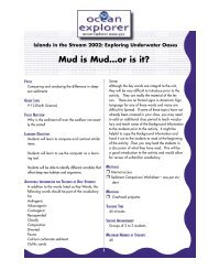 Mud Is Mud….Or is It? (10 pages - NOAA Ocean Explorer