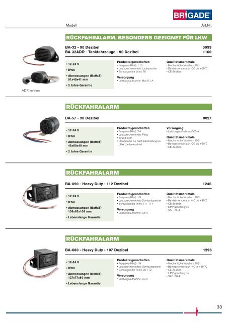 Produktkatalog Brigade - Paul Wiegand GmbH