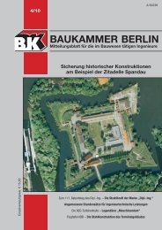 am 31. März 2011 - Baukammer Berlin