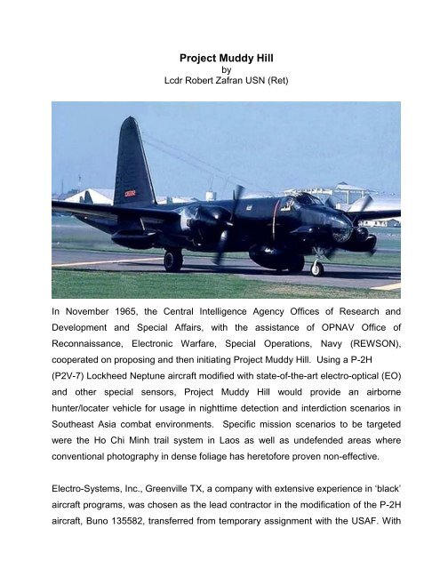 Project Muddy Hill - Thai Aviation History