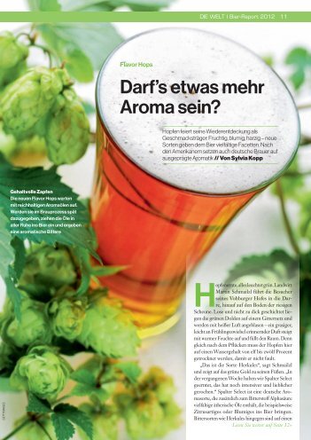 Welt Bier Report - Bierbotschaft