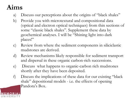 Sedimentology of mud - Canadian Society of Petroleum Geologists