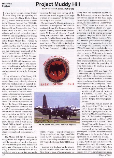 Article in 'Wings of Gold' - Thai Aviation History