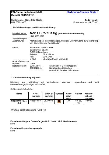 SDB Noris Cito flüssig(Mrz07).pdf - Hartmann-Chemie  GmbH