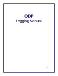 Logging Manual - ODP Legacy