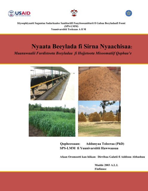 Nyaata Beeylada fi Sirna Nyaachisaa: - Norman Borlaug Institute for ...