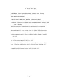 DAFTAR PUSTAKA Ridho Mahdi, 2006, Pemrograman Gambas ...