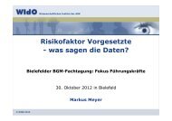 Risikofaktor Vorgesetzte - Betriebliches Gesundheitsmanagement ...