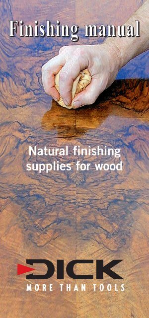 Download the Natural Finishing Manual in PDF