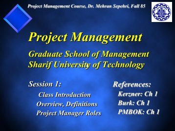 In Search Of Excellence In Project Management – GSME