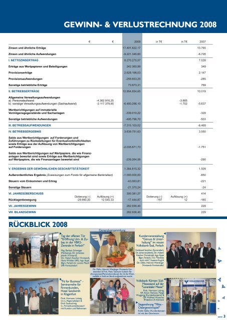 Volksbank-Saal für Ferlach - Volksbank Kärnten Süd