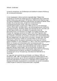 Wilhelm, Grießhaber Lernende unterstützen: die Profilanalyse als ...