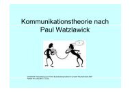 Kommunikationstheorie nach Paul Watzlawick - Arbeitslehre.de