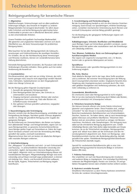 F.S. Baufachmarkt Medea Katalog Fliesen - F.S. Baufachmarkt GmbH