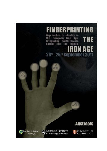 Fingerprinting the Iron Age - Department of Archaeology - University ...