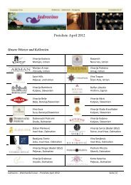 Preisliste April 2012 - Jadrovino.de